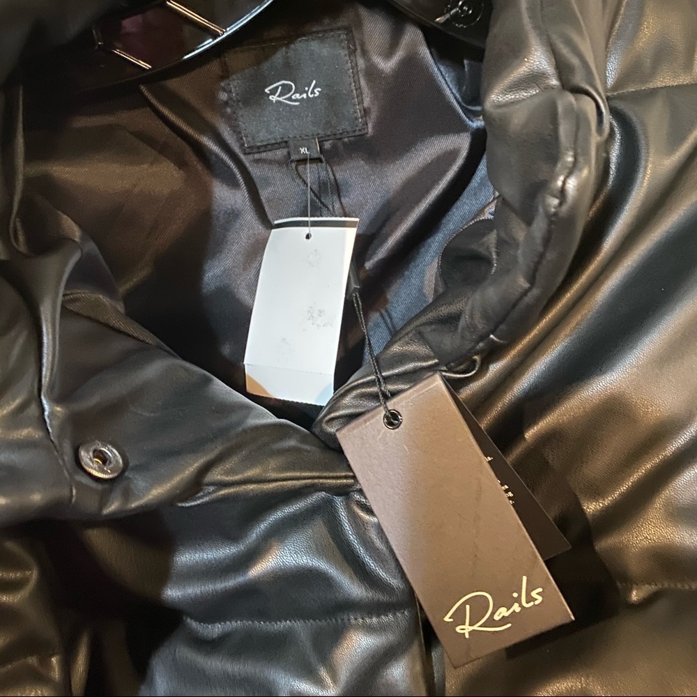 Rails Black Otto Puffer Jacket - Picture 3 of 8